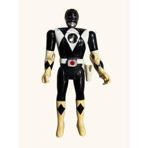 Bandai Mighty Morphin Power Rangers Black Ranger Action Figure Flip Head 1993